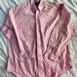 Ralph Lauren Pink Casual Button Down Shirt